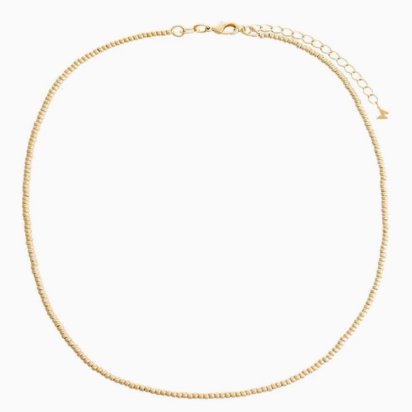 Adina Eden Jewels Dainty Beaded Chain Choker - Picture 3 of 9